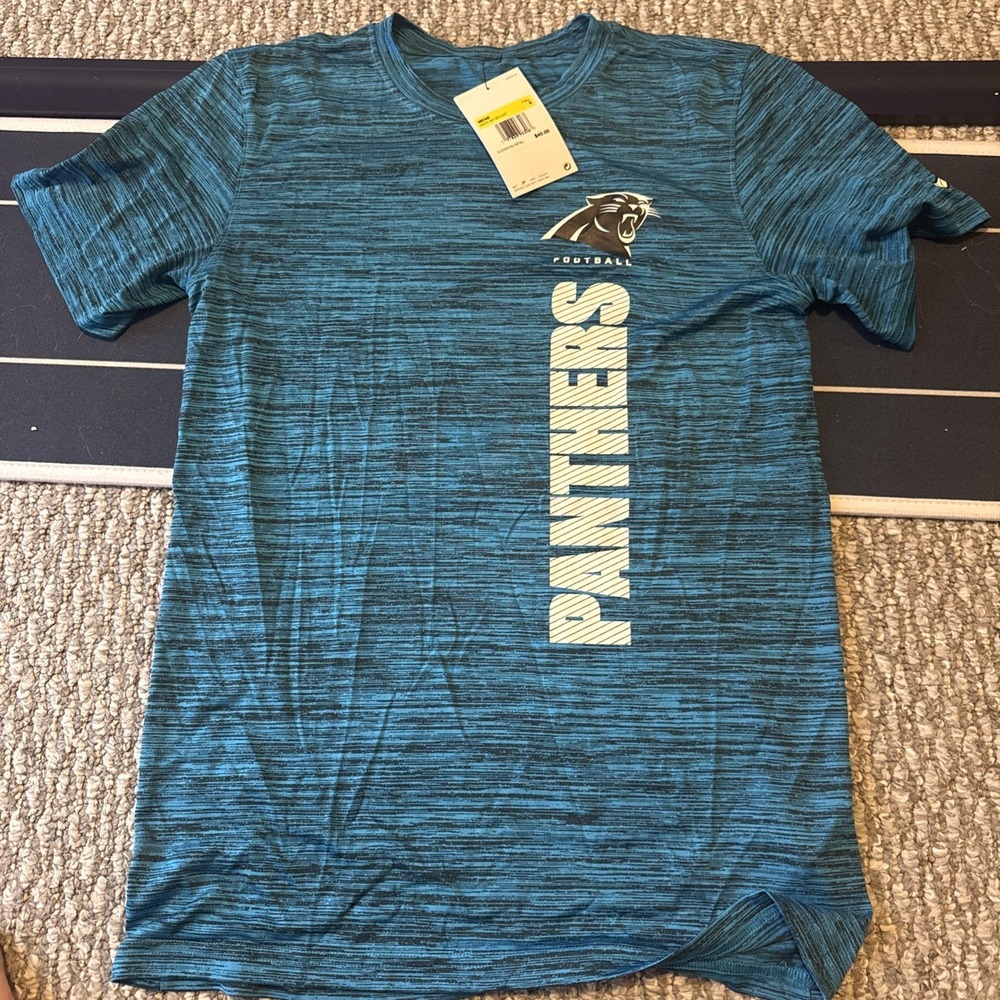 Nike‎ Carolina Panthers Sideline Short Sleeve Dri-Fit Shirt Size Men's Small NWT